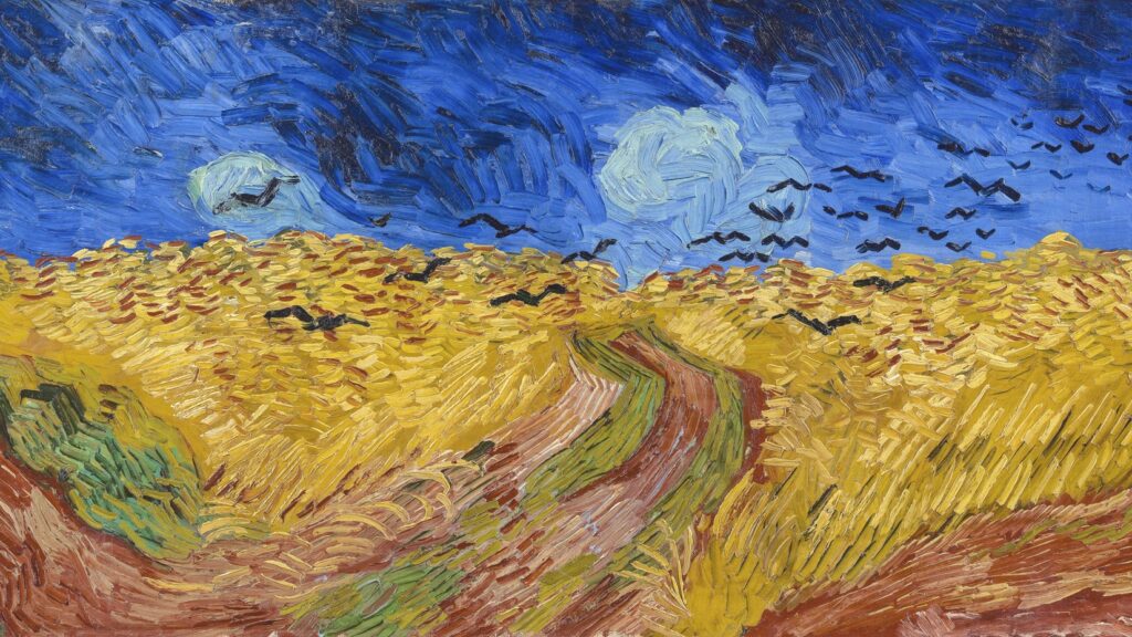 Wheatfield with Crows (1890) van gogh