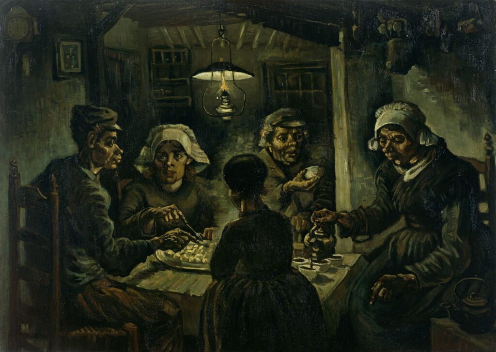 vincent van gogh the potato eaters, 1885
