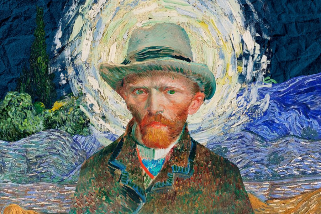 Vincent van Gogh self portrait painting 1889